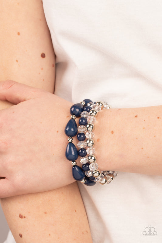 Beachside Brunch - blue - Paparazzi bracelet
