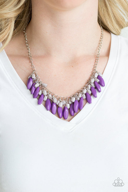 Bead Binge - purple - Paparazzi necklace