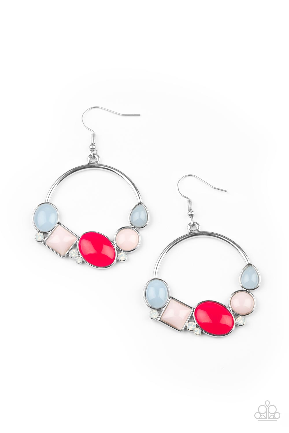 Beautifully Bubblicious - multi - Paparazzi earrings