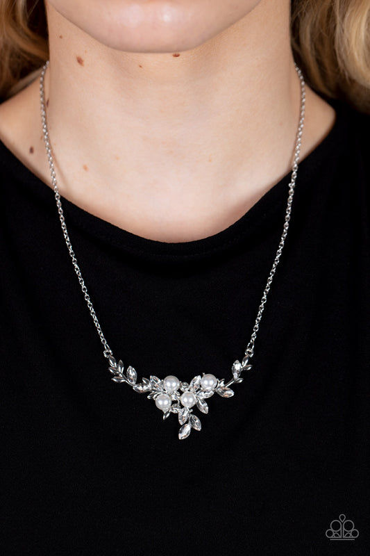 Because I'm The Bride - white - Paparazzi necklace