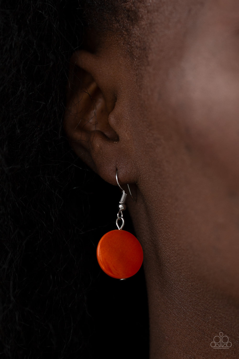 Bermuda Bliss - orange - Paparazzi necklace