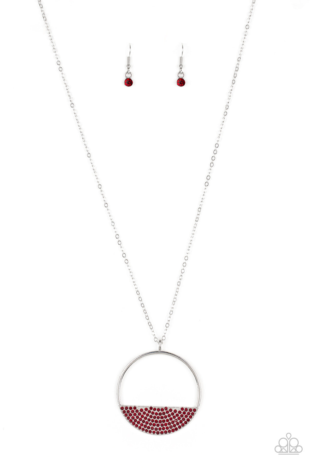 Bet Your Bottom Dollar - red - Paparazzi necklace