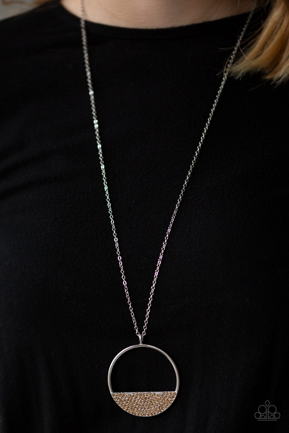 Bet Your Bottom Dollar-brown-Paparazzi necklace