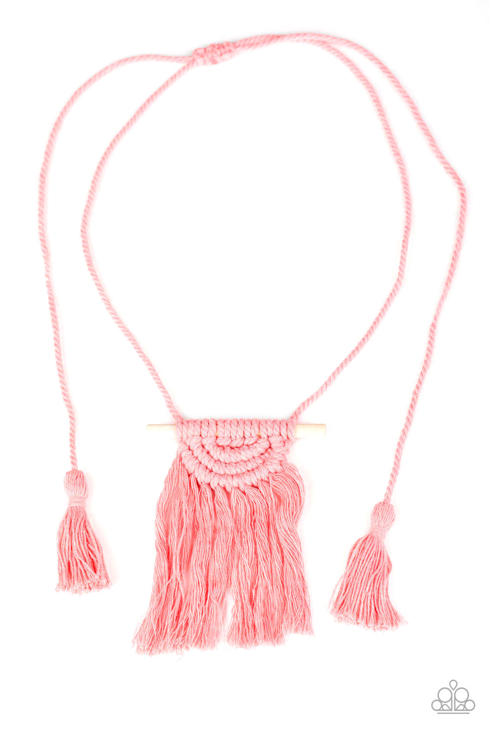 Between You and MACRAME - pink - Paparazzi necklace