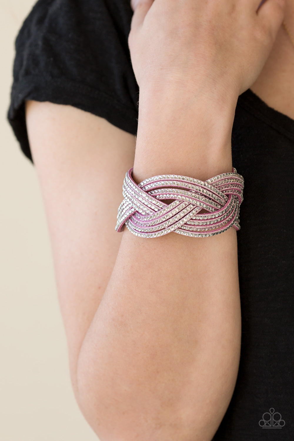 Big City Shimmer - purple - Paparazzi bracelet
