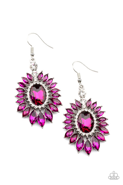 Big Time Twinkle - pink - Paparazzi earrings