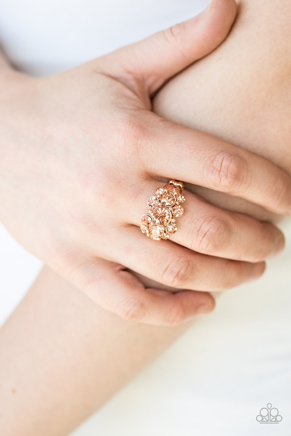Billion Dollar Bombshell - gold - Paparazzi ring