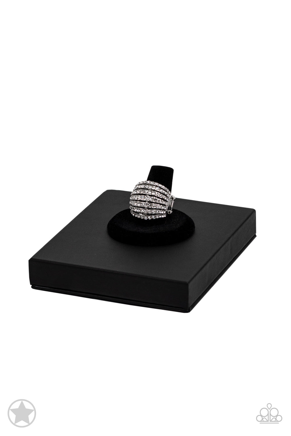 Blinding Brilliance - white - Paparazzi ring