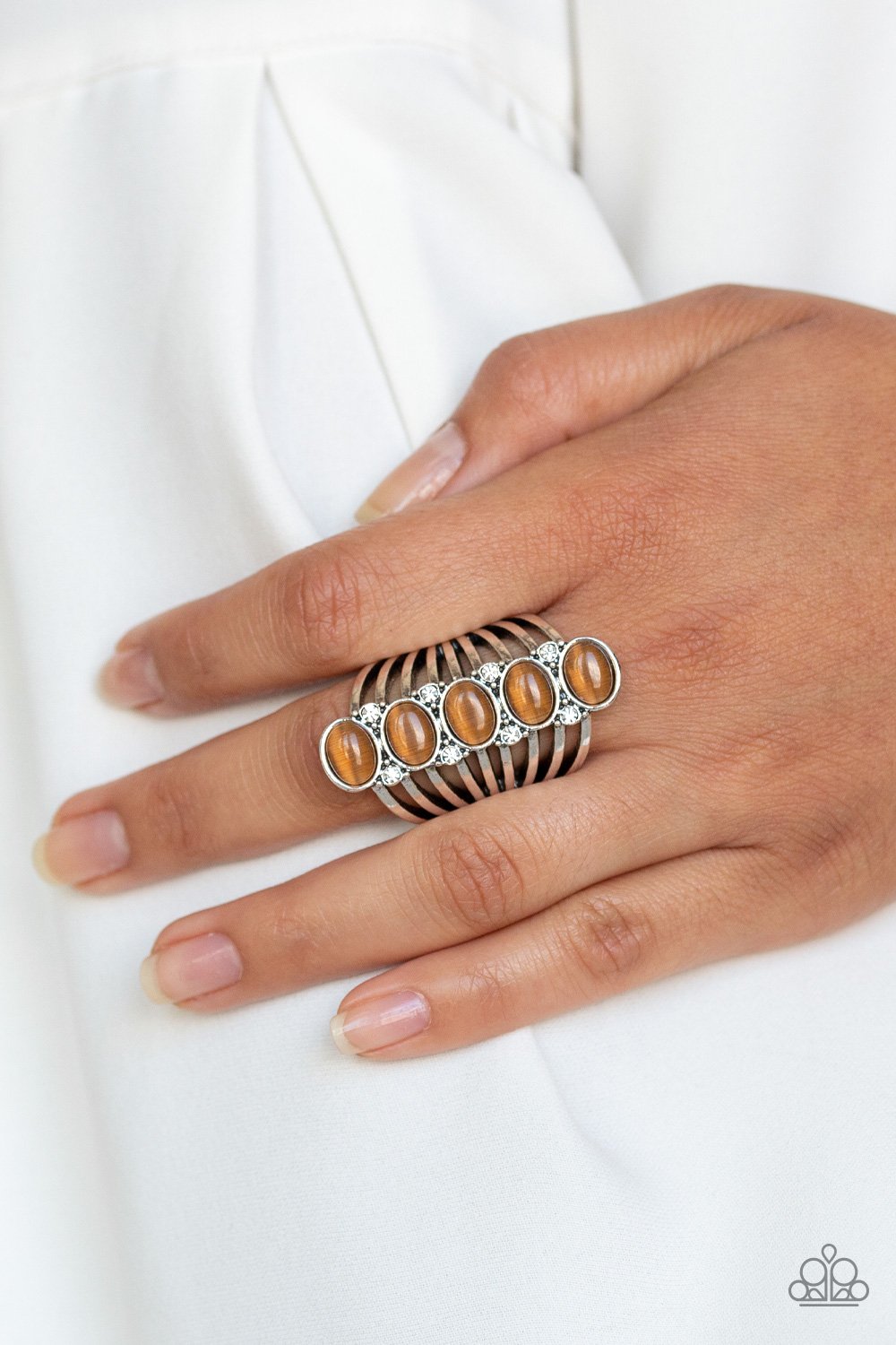 Bling Your Heart Out - brown - Paparazzi ring