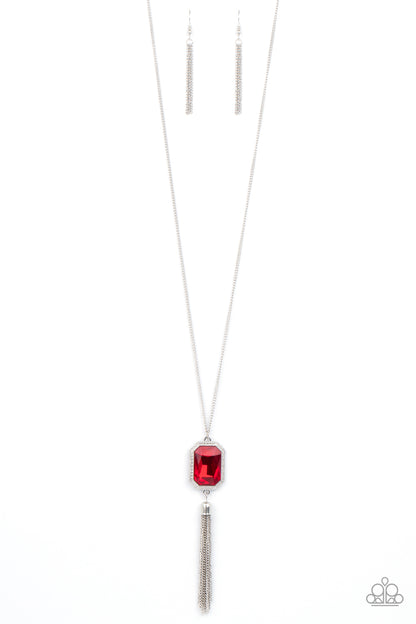 Blissed Out Opulence - red - Paparazzi necklace