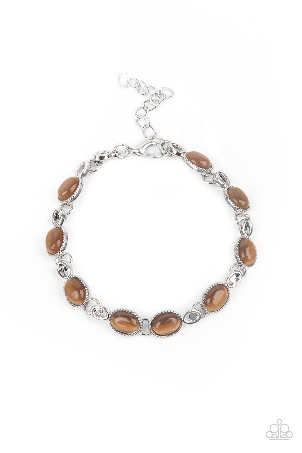 Blissfully Beaming - brown - Paparazzi bracelet