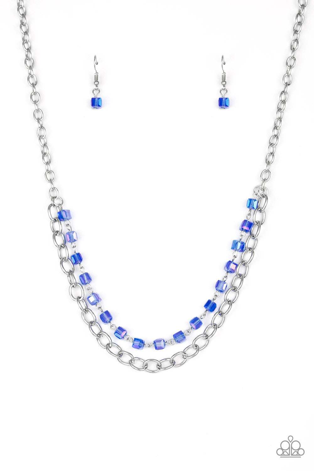 Block Party Princess - blue - Paparazzi necklace