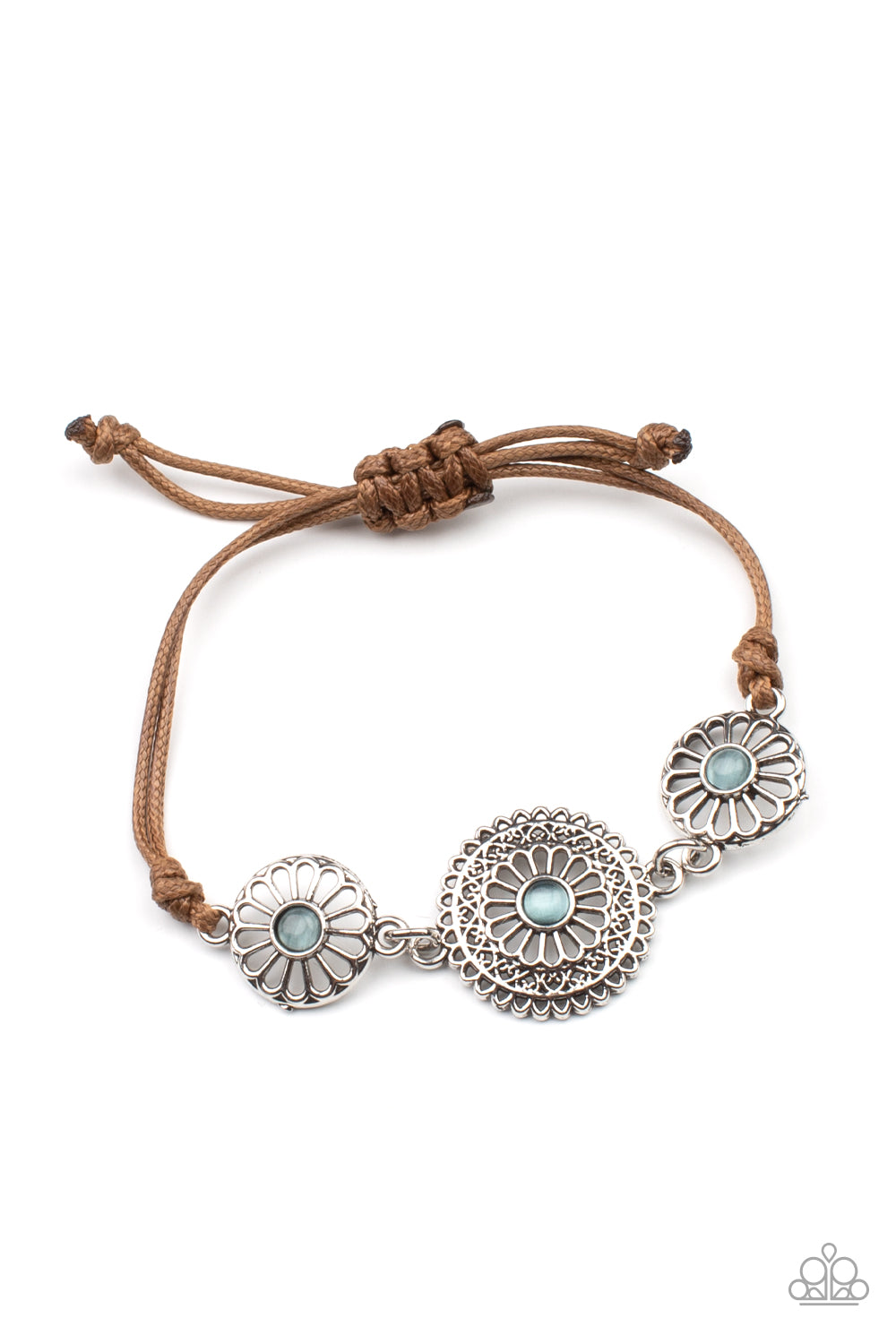 Bohemian Botany - blue - Paparazzi bracelet