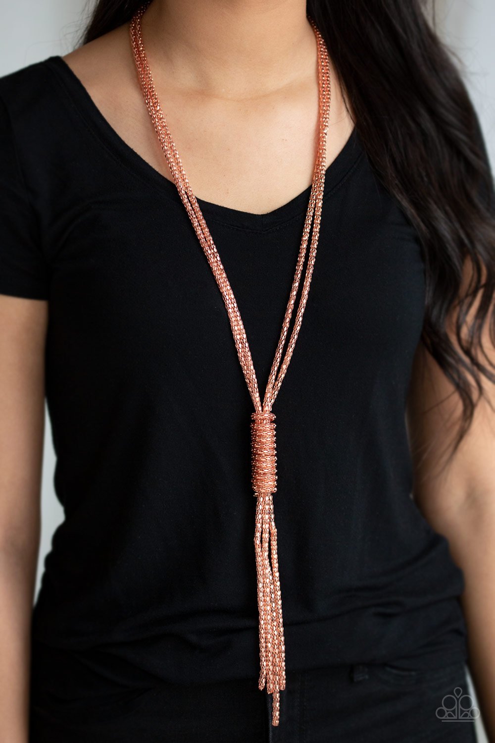 Boom Boom Knock You Out - copper - Paparazzi necklace