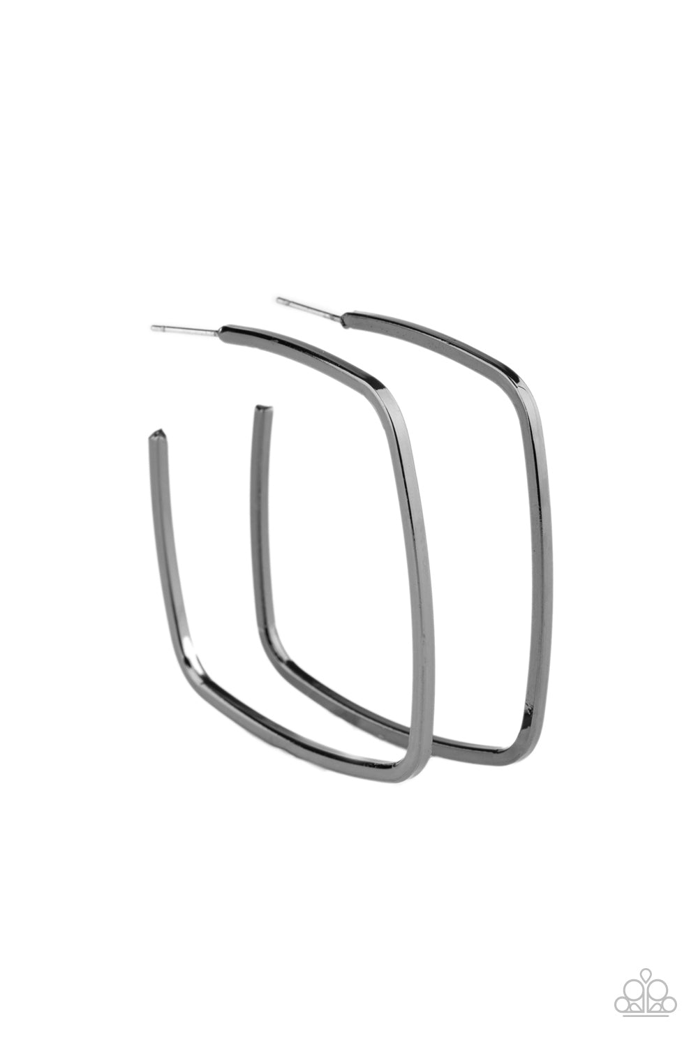Brazen Beauty - black - Paparazzi earrings