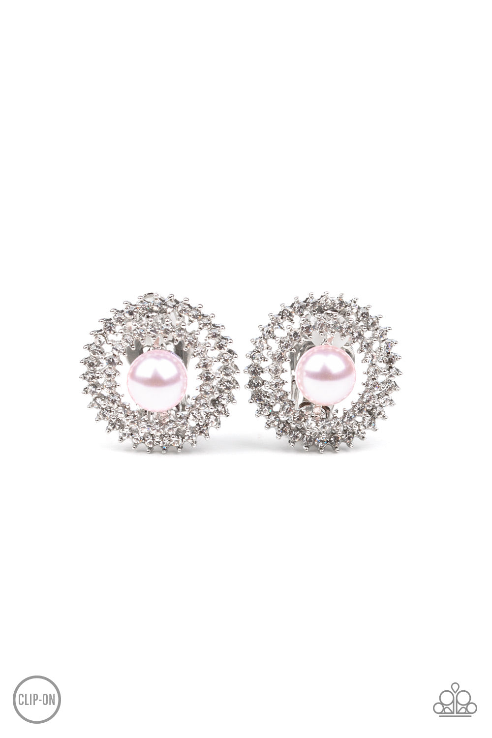 Broadway Breakout - pink - Paparazzi CLIP ON earrings