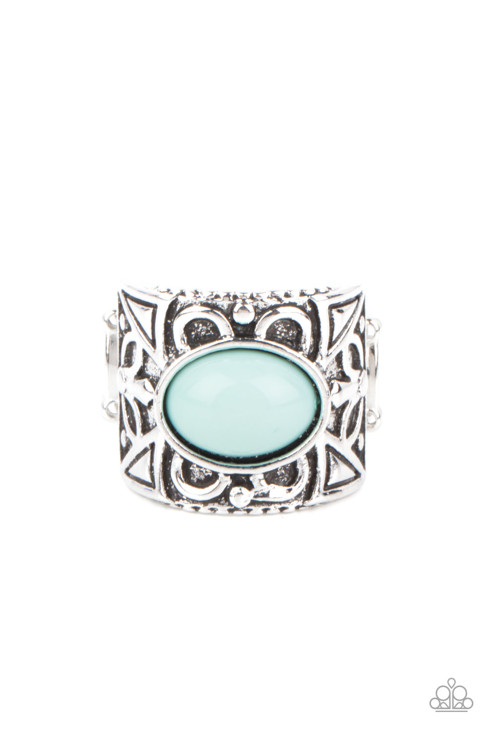 Bubbly Bonanza - blue - Paparazzi ring