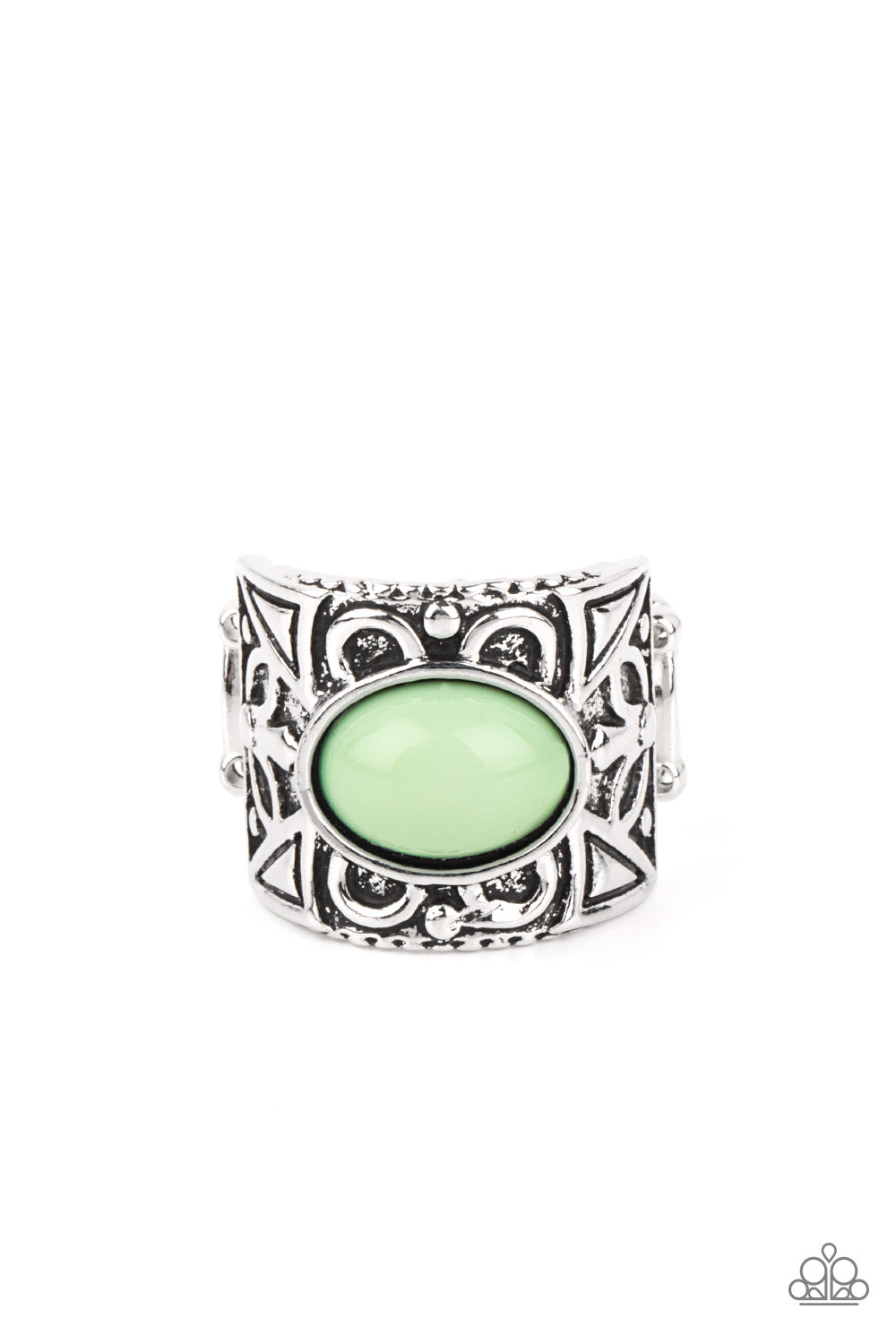 Bubbly Bonanza - green - Paparazzi ring