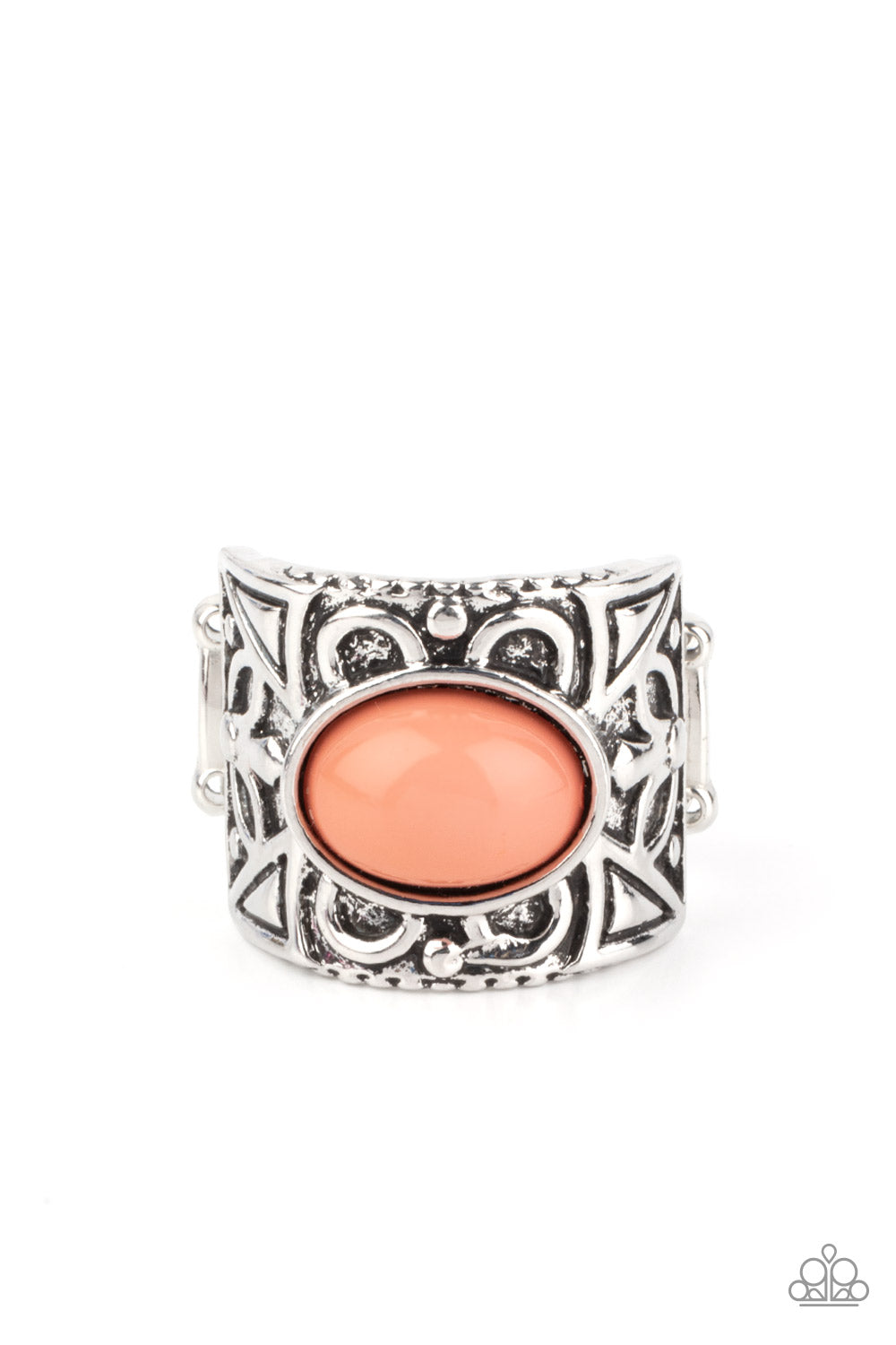Bubbly Bonanza - orange - Paparazzi ring