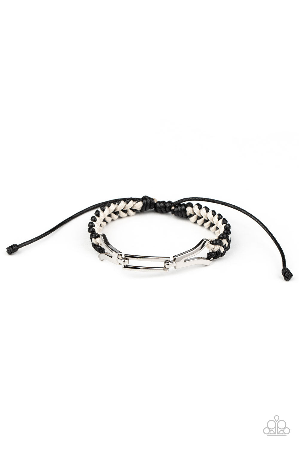 Bungee Bungalow - black - Paparazzi mens bracelet