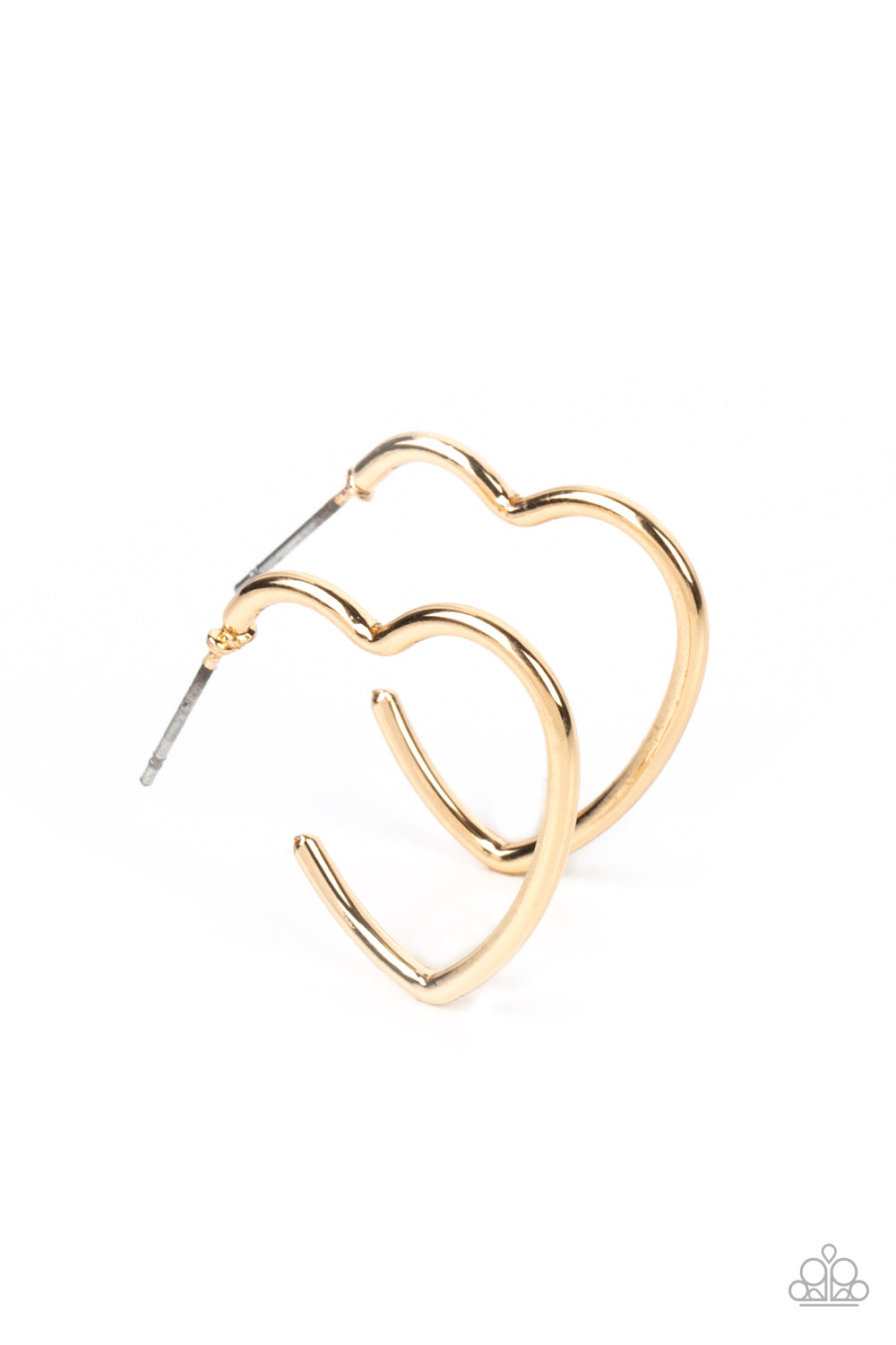 Burnished Beau - gold - Paparazzi earrings
