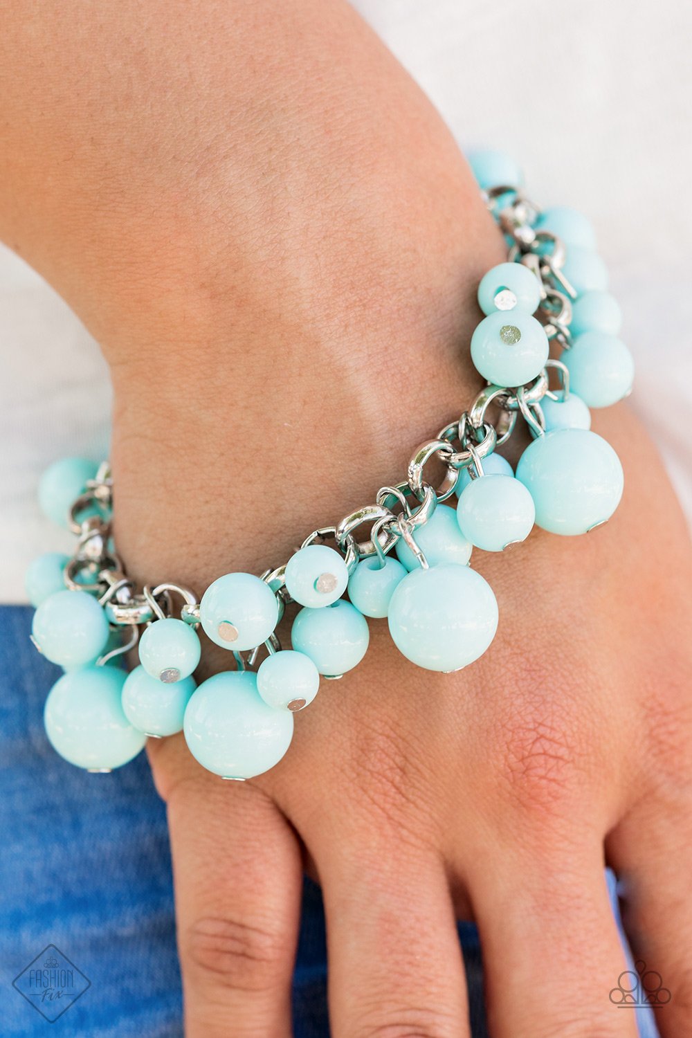 By A Show of Hands - blue - Paparazzi bracelet