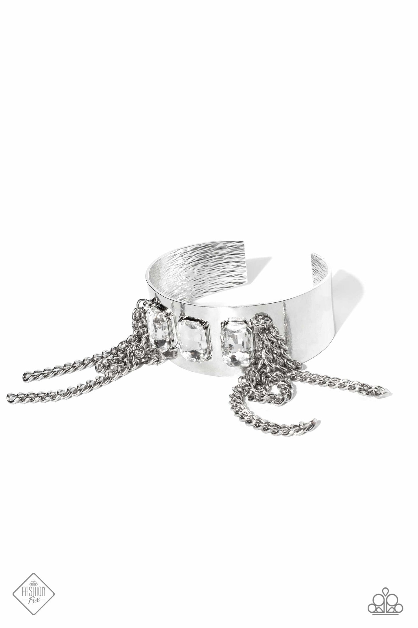 CHAIN Showers - white - Paparazzi bracelet