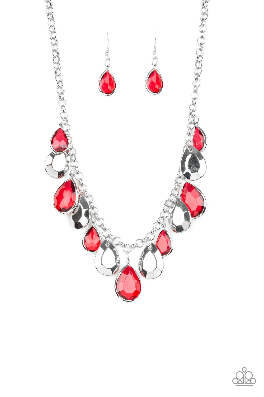 CLIQUE Bait - red - Paparazzi necklace