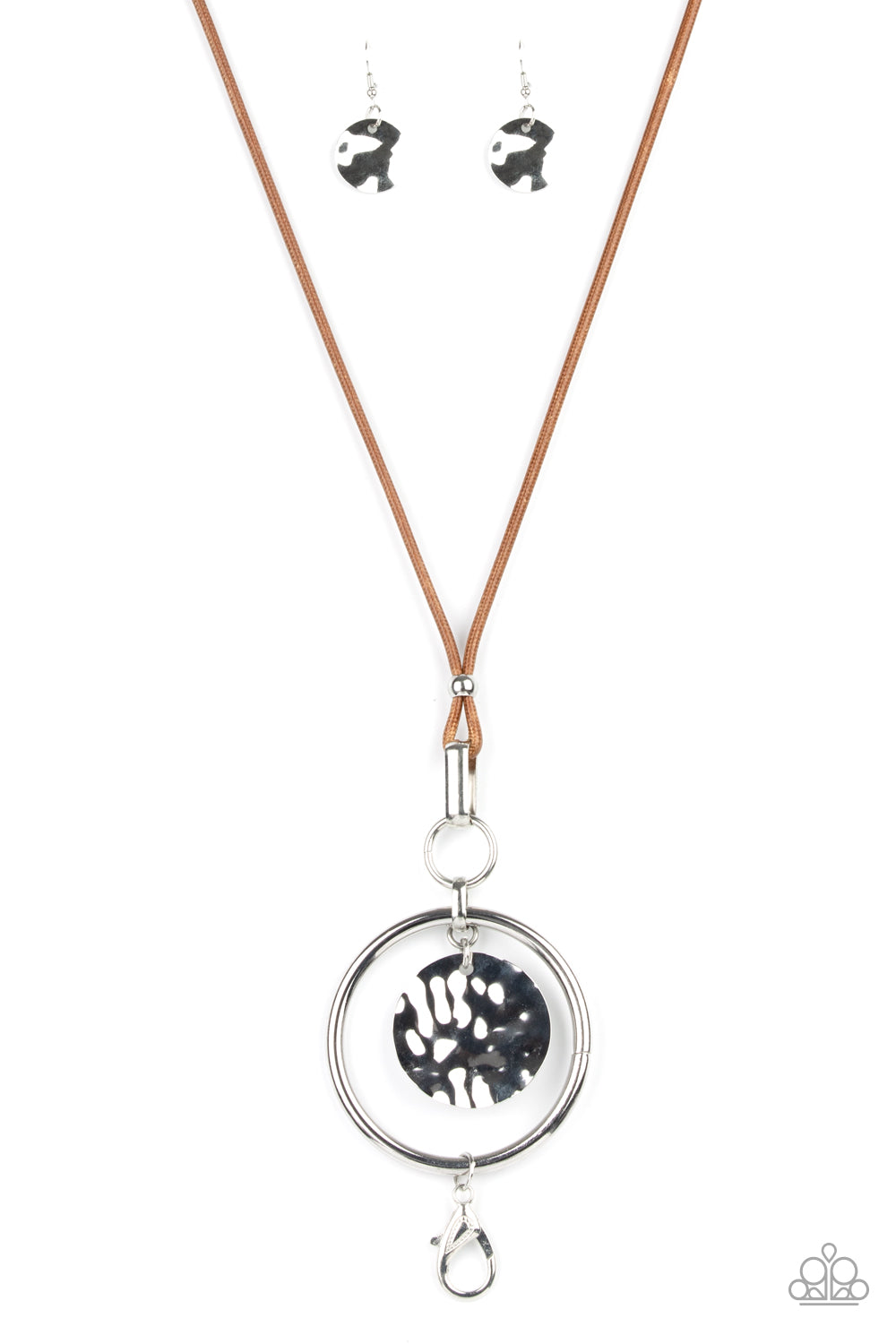 CORD-inated Effort - brown - Paparazzi LANYARD brown