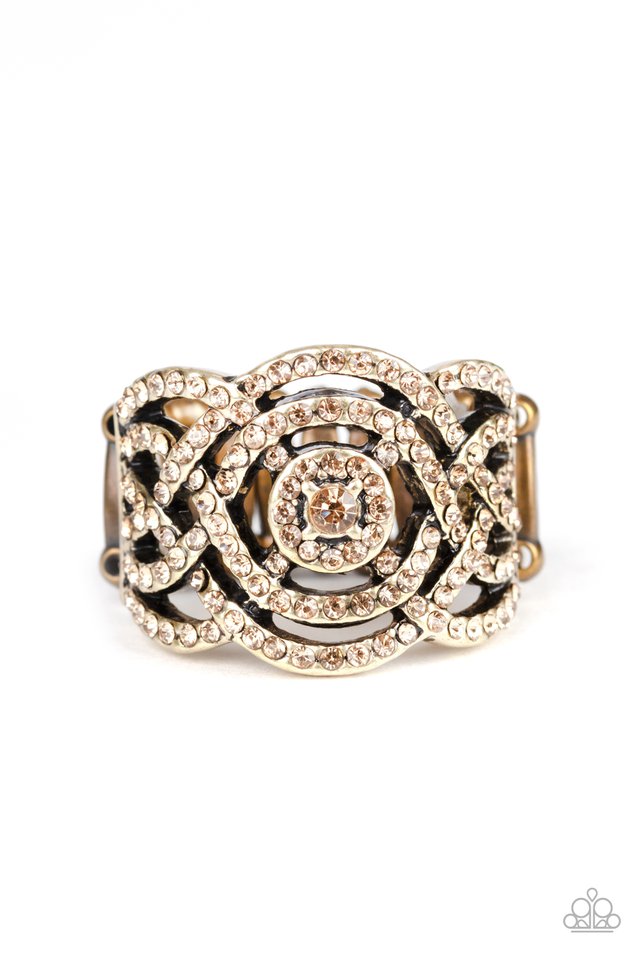 COUNTESS to Ten - brown - Paparazzi ring