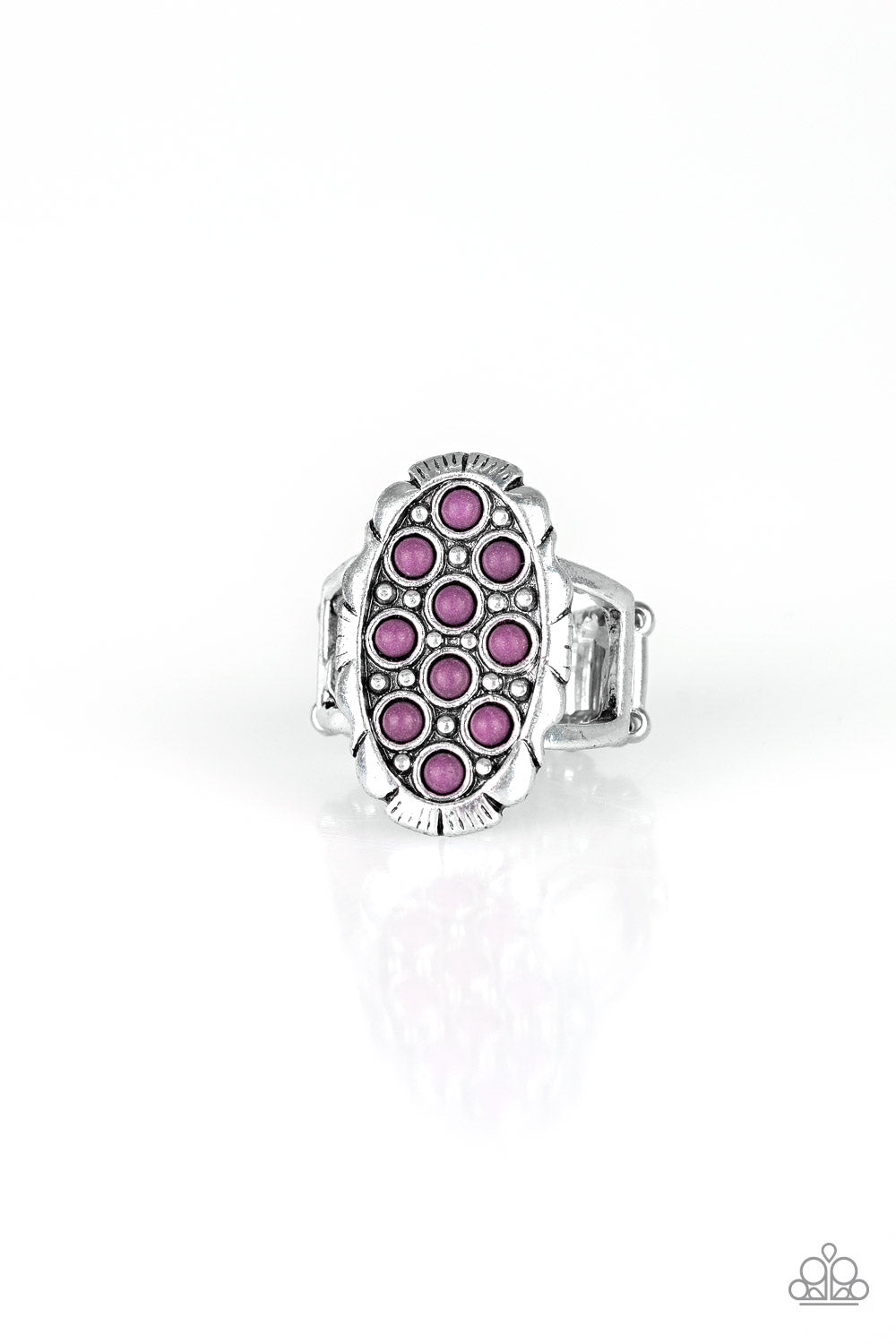 Cactus Garden - purple - Paparazzi ring