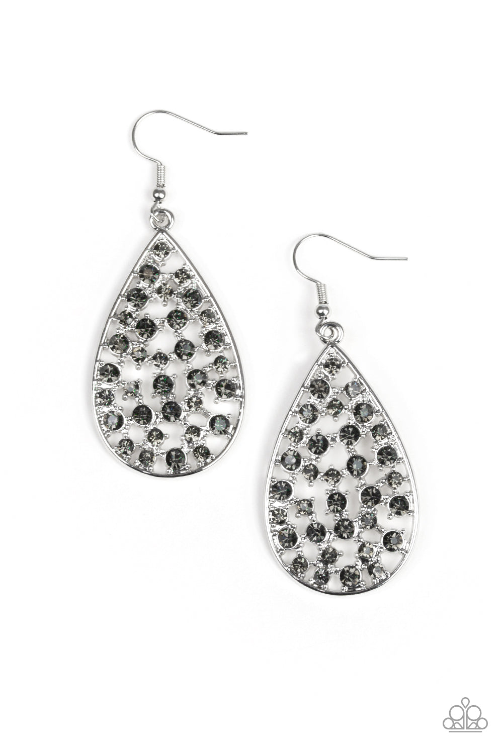 Call Me Ms. Universe - silver - Paparazzi earrings
