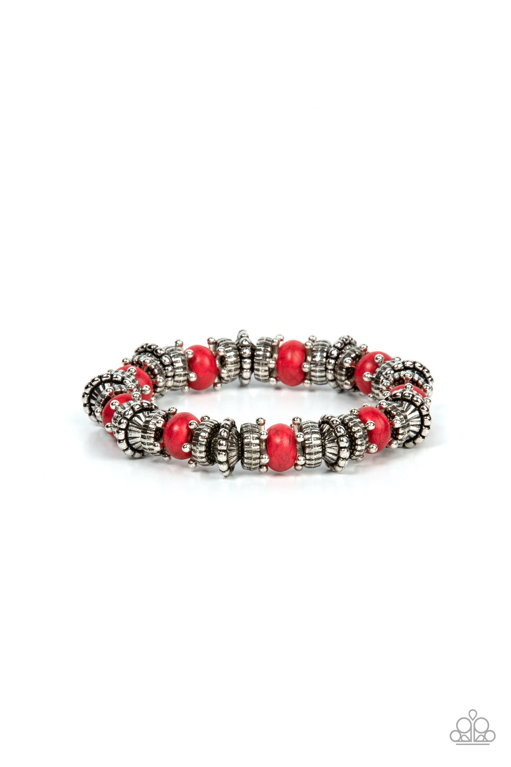 Canyon Crusher - red - Paparazzi bracelet