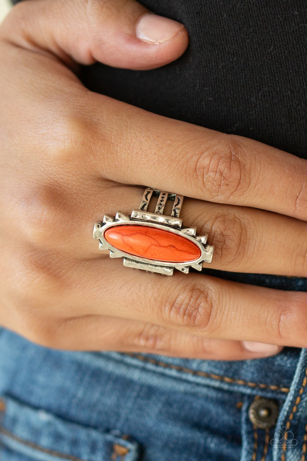 Canyon Colada-orange-Paparazzi ring