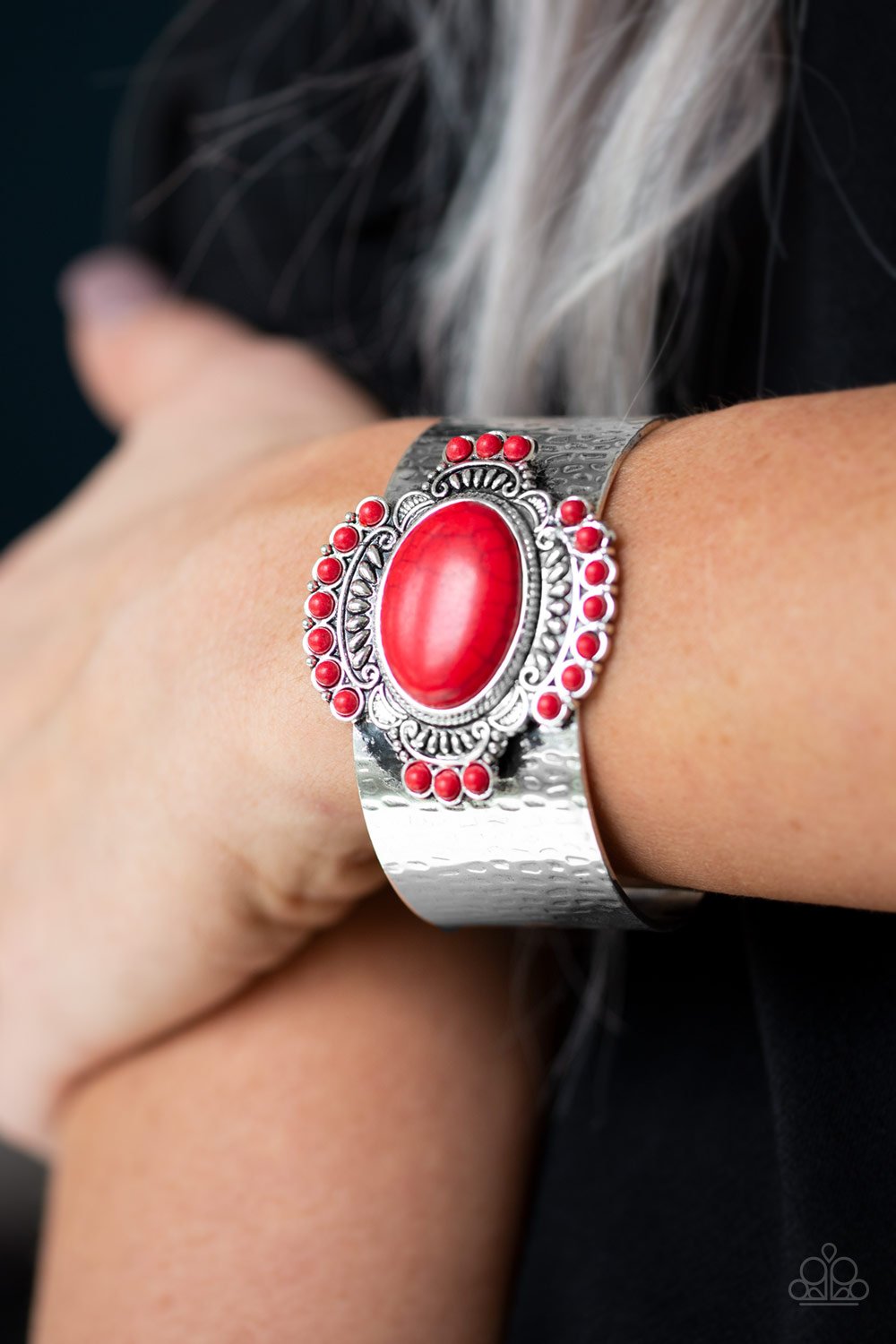 Canyon Crafted-red-Paparazzi bracelet