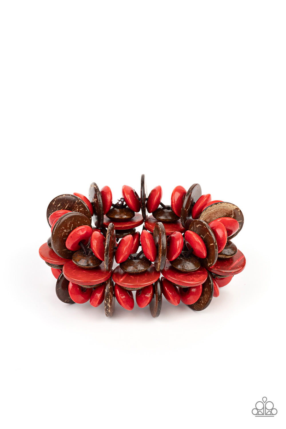 Caribbean Canopy - red - Paparazzi bracelet