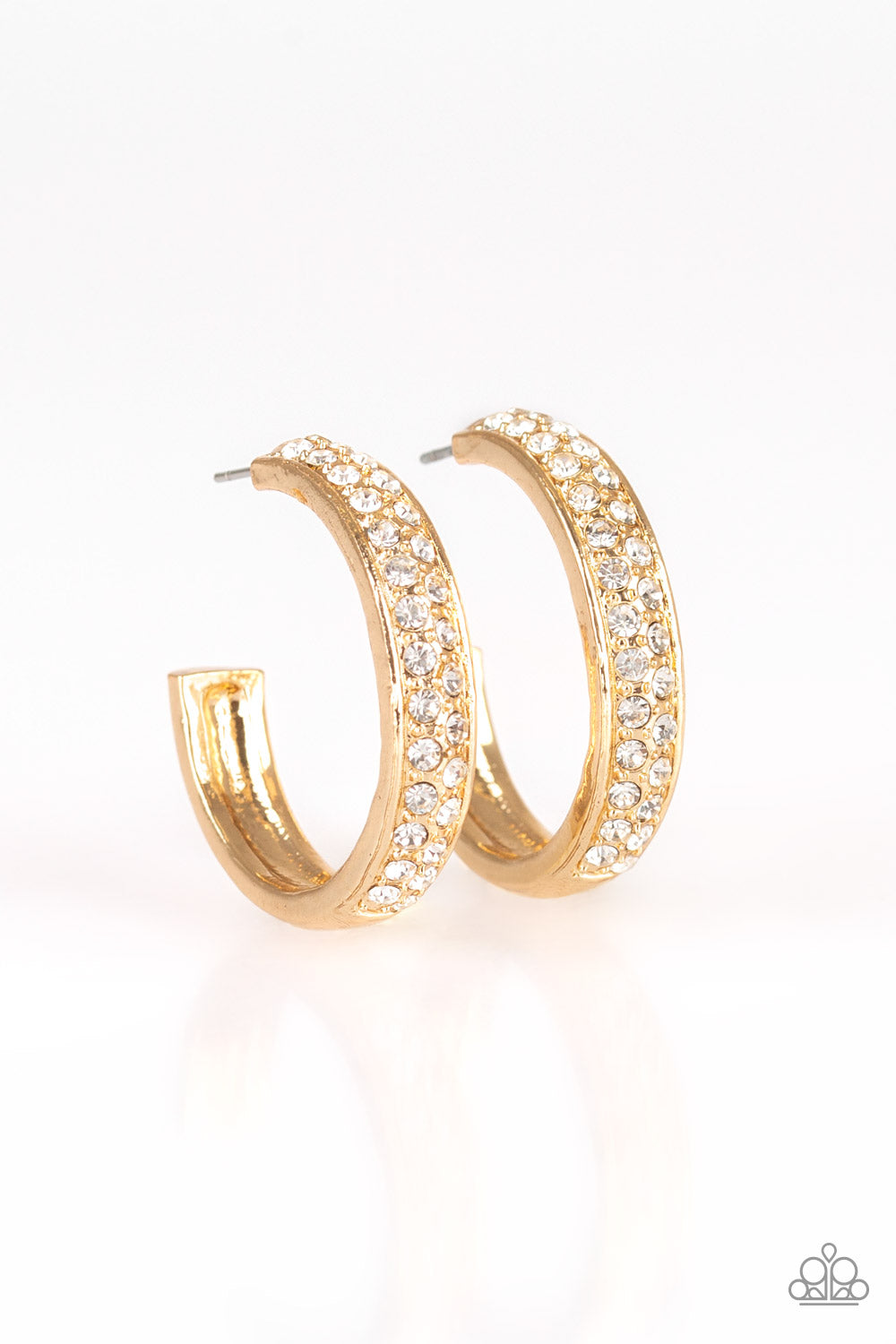 Cash Flow - gold - Paparazzi earrings