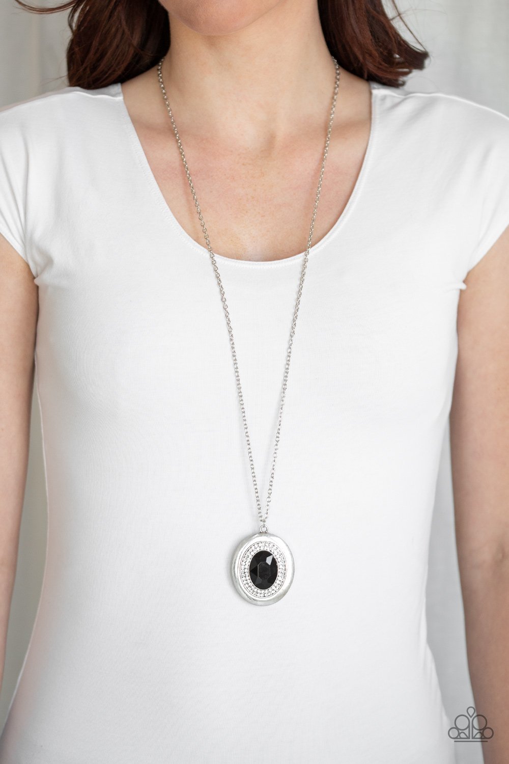 Castle Couture-black-Paparazzi necklace