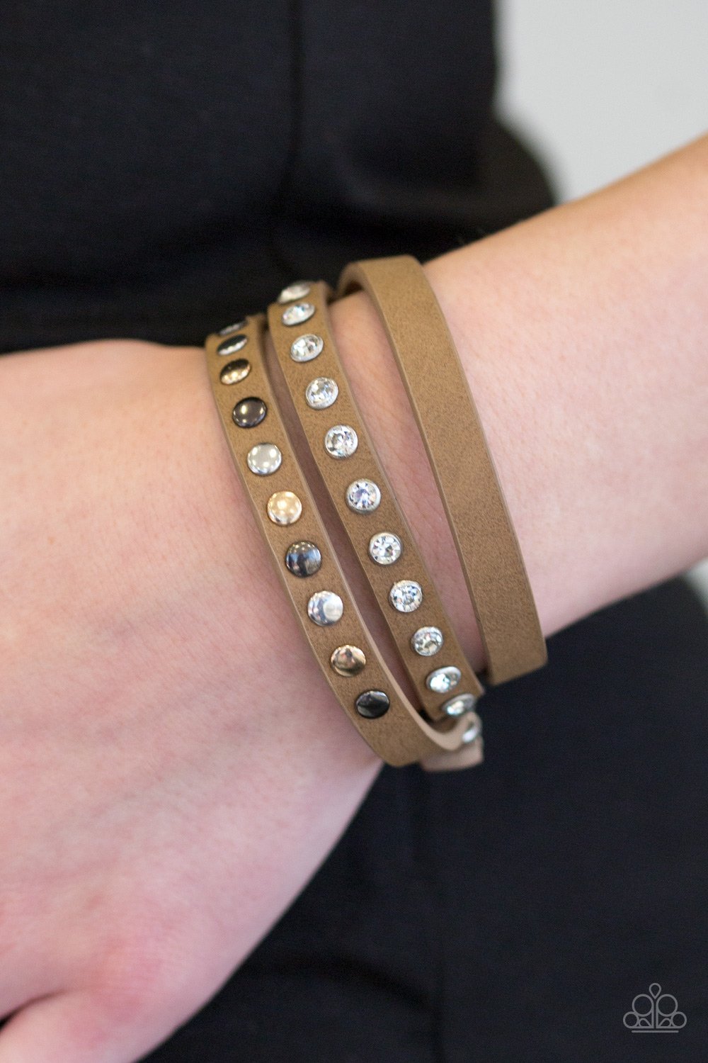 Catwalk Casual-brown-Paparazzi bracelet