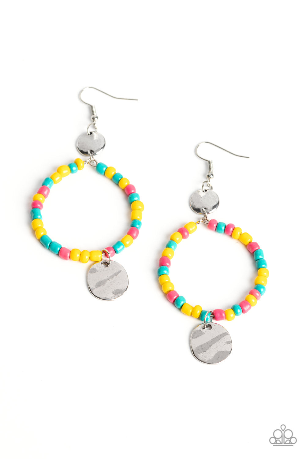 Cayman Catch - yellow - Paparazzi earrings