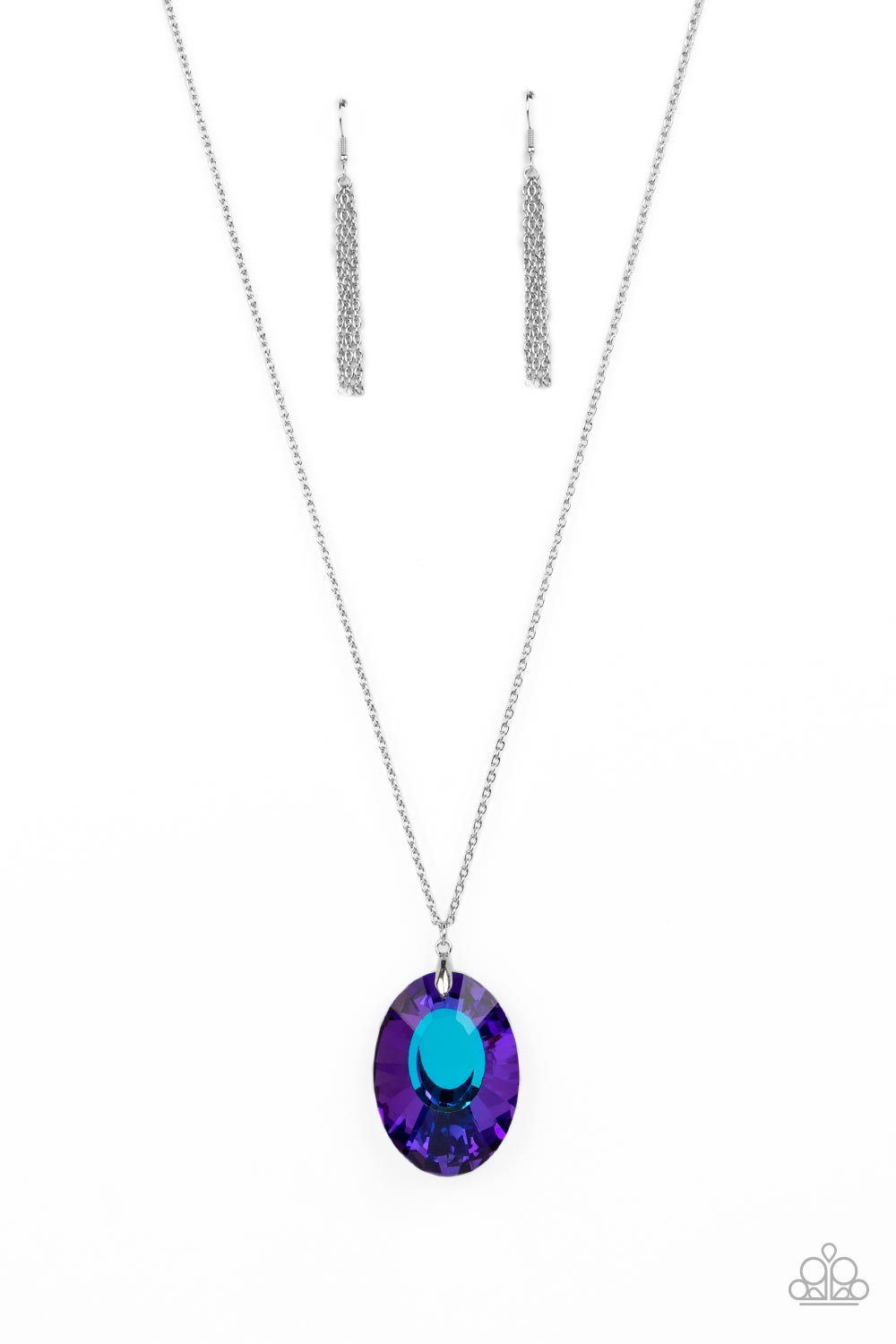 Celestial Essence - blue - Paparazzi necklace
