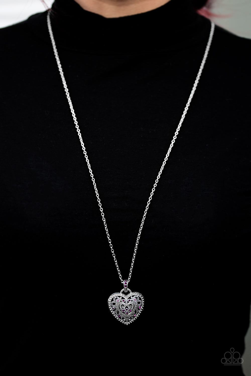 Charmingly Casanova - purple - Paparazzi necklace