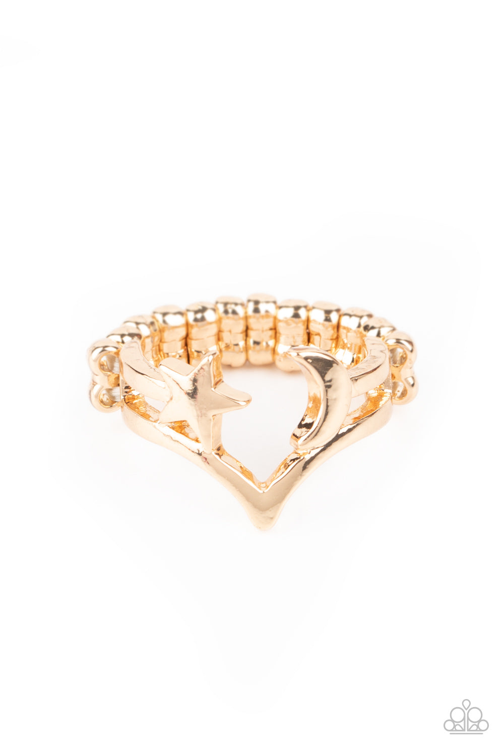Charmingly Celestial - gold - Paparazzi ring
