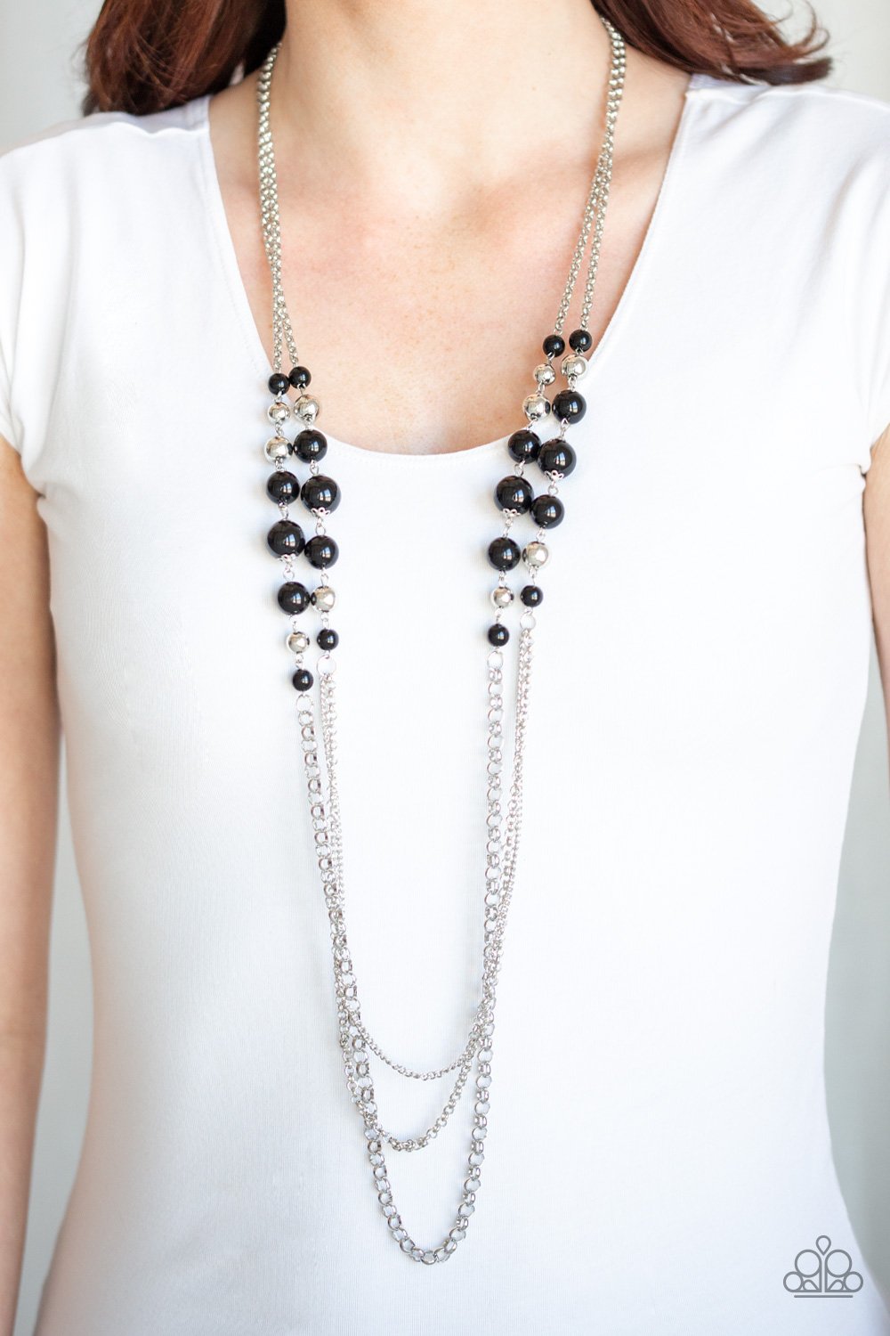 Charmingly Colorful-black-Paparazzi necklace