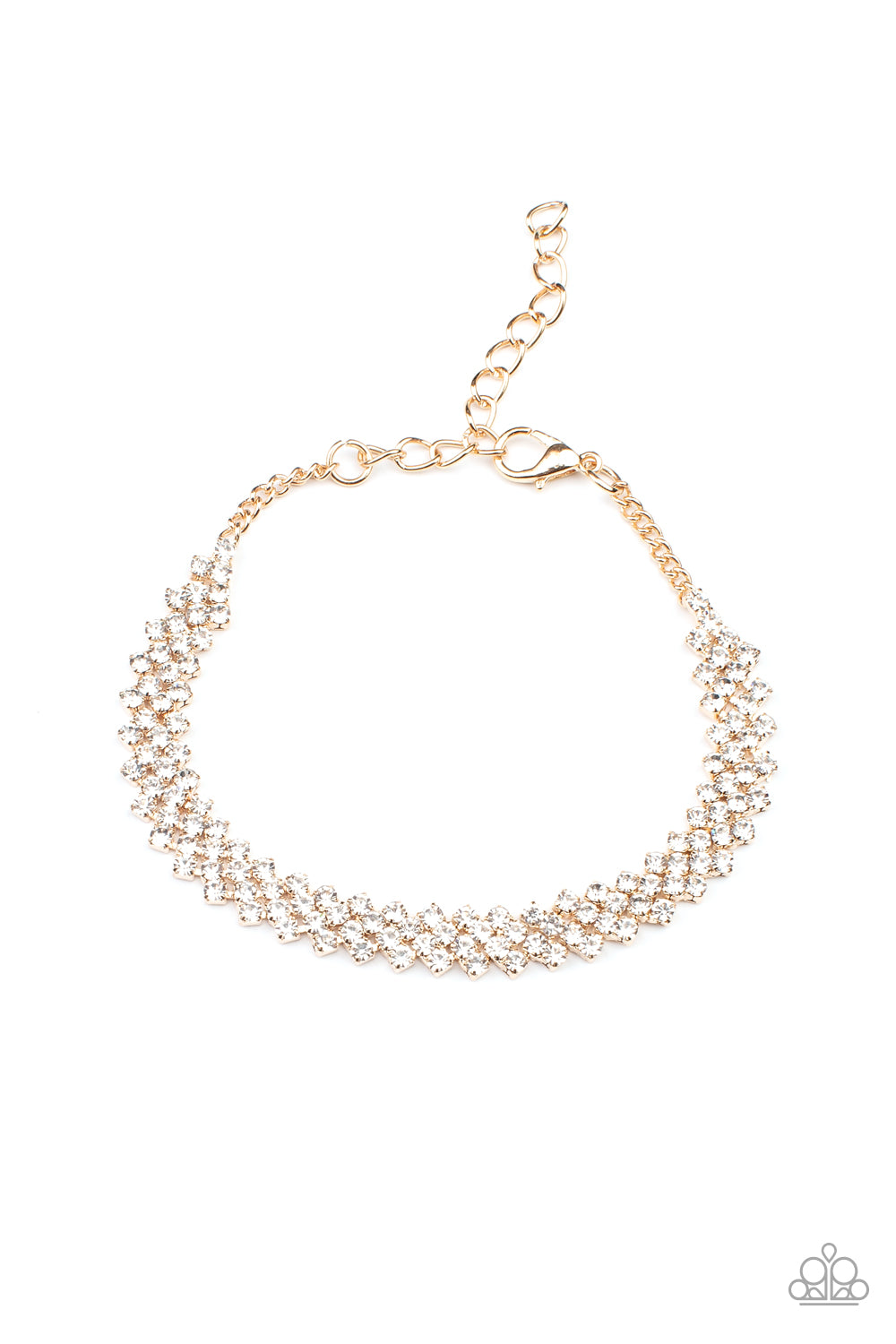 Chicly Candescent - gold - Paparazzi bracelet