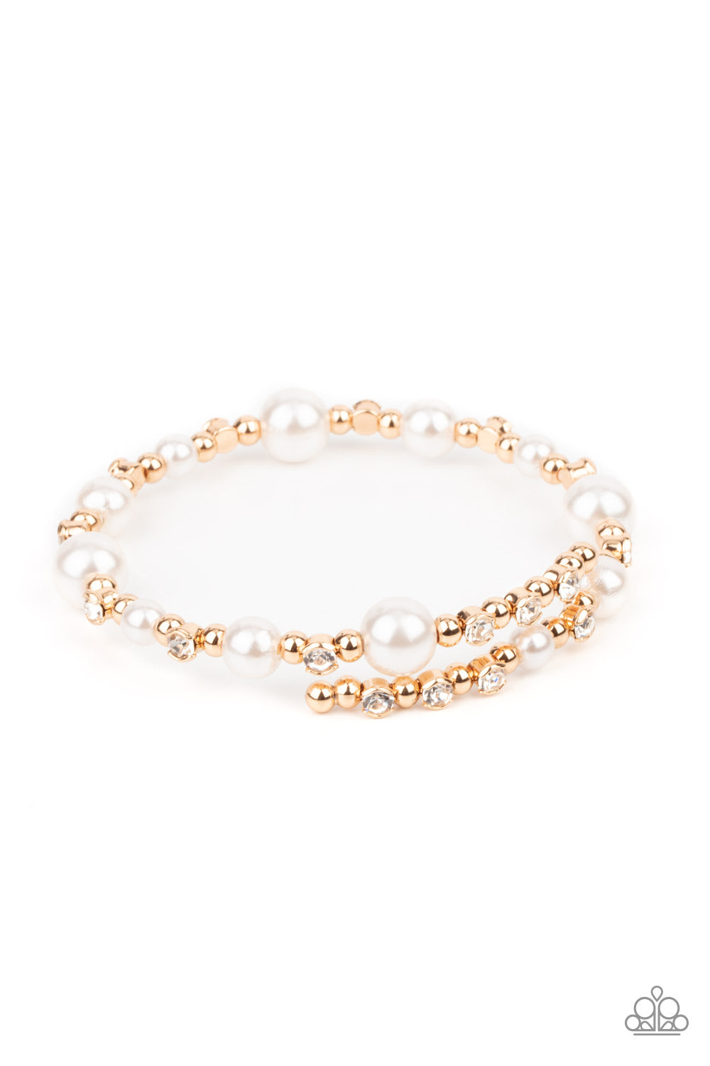 Chicly Celebrity - gold - Paparazzi bracelet