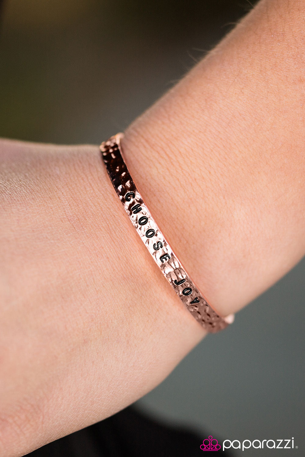 Choose Joy - Copper - Paparazzi bracelet