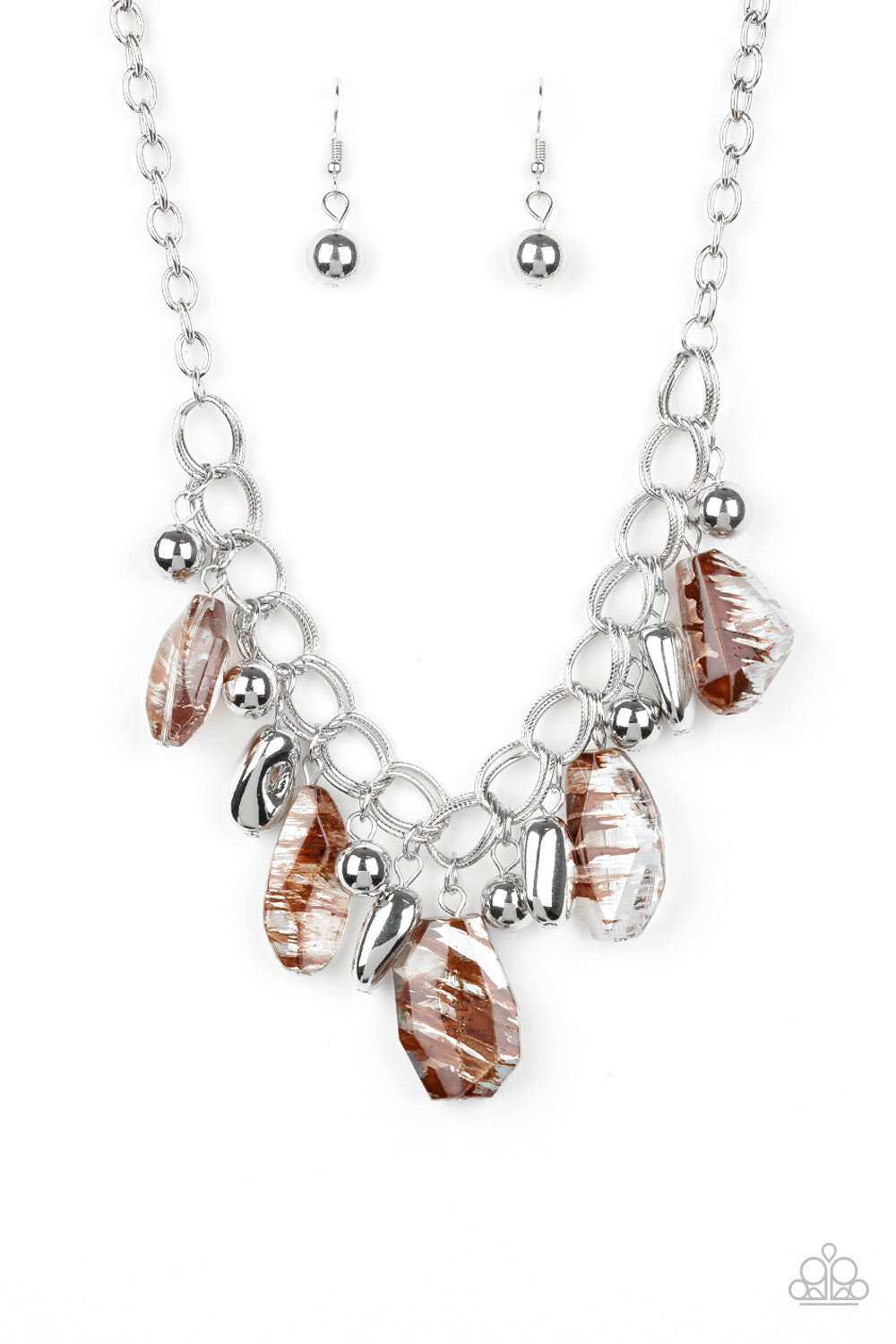 Chroma Drama - brown - Paparazzi necklace