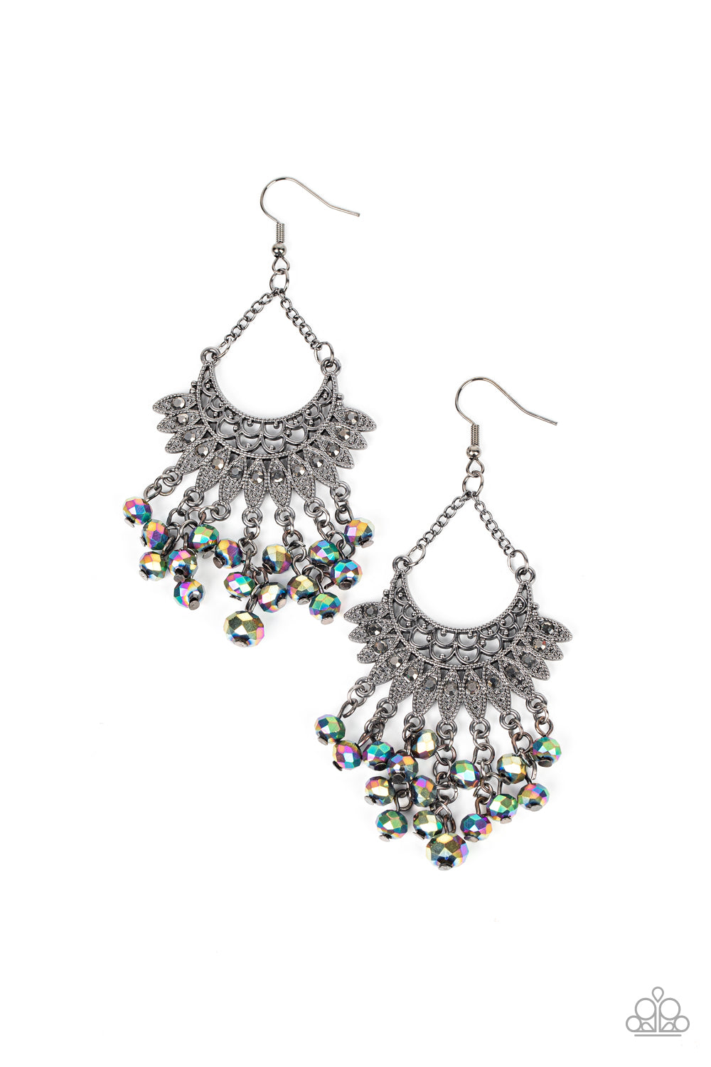 Chromatic Cascade - multi - Paparazzi earrings