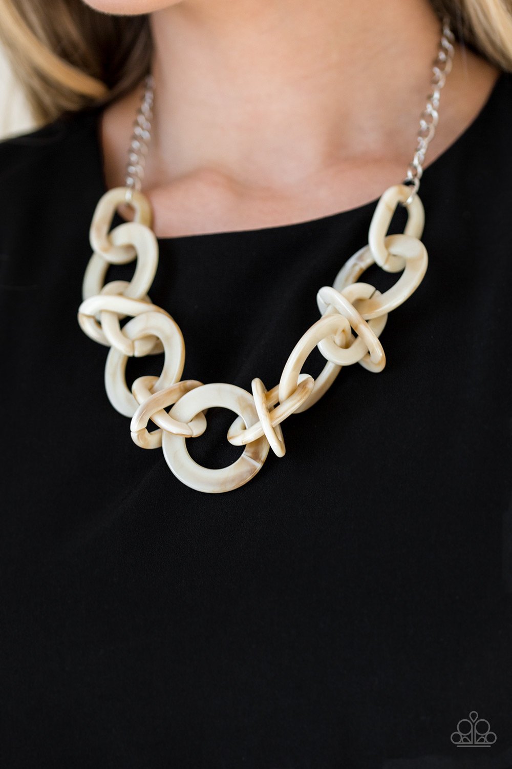 Chromatic Charm-brown-Paparazzi necklace